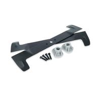 vhbw 2x Lames compatible avec Honda HF2220, HF2218, HF2213, CM 2135 H, 1540HR-SX tondeuse - Lames de rechange, noir, acier