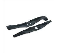 vhbw 2x Lames compatible avec Honda HRD536, HRB535, HRX537, HRX537 C1, IZY 53, HRX537 C2 tondeuse - Lames de rechange, noir, acier