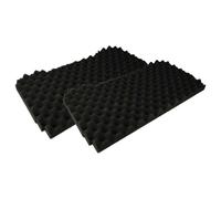 vhbw 2x Mousse de couvercle remplacement pour Festool 204944, 499617 FES pour Boîte à outils - à picots , mousse, autocollant