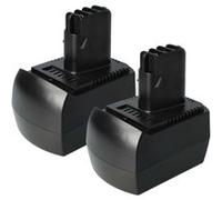 vhbw 2x NiMH batterie 1500mAh (12V) pour outil électrique outil Metabo BS 12 SP, BSZ 12, BSZ 12 Impuls, BSZ 12 Premium, BZ 12 SP, SSP 12, ULA9.6-18