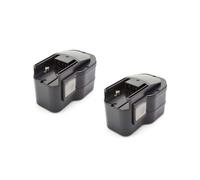 vhbw 2x NiMH batterie 1500mAh (14.4V) pour outil électrique outil Powertools Tools AEG SB2E 14.4 T Super Torque