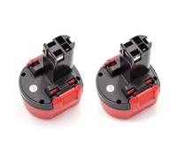 vhbw 2x NiMH batterie 1500mAh (9.6V) pour outil électrique outil Powertools Tools Bosch GSR 9.6-2, GSR 9.6V, PSR 960