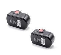 vhbw 2X NiMH Batterie 2000mAh (18V) pour Outil électrique Outil Powertools Tools Bosch 1644K-24, 1646K, 1659K, 1659RK, 1662, 1662B, 1662K, 1662K-24