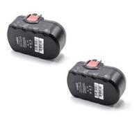 vhbw 2x NiMH batterie 3000mAh (18V) pour outil électrique outil Powertools Tools Bosch GST 18 V, PSB 18 VE 2, PSR 18 VE-2
