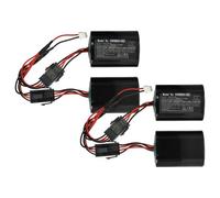 vhbw 2x Pile remplacement pour Fanso 103-304742 pour système d'alarme, sirène extérieure radio (16000mAh, 3,6V, Li-SOCl2)
