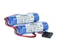 vhbw 2x Pile remplacement pour Toshiba ER6V, 479348-1 pour système de contrôle (2000mAh, 3,6V, Li-MnO2)