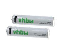 vhbw 2X Piles Rechargeables AAA Micro | avec prise micro-USB (280mAh, 1,5V, Li-ion)