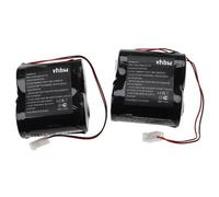 vhbw 2x Piles remplacement pour ABUS FU2986 pour système d'alarme, sirène extérieure radio (15Ah, 3V, alcaline)