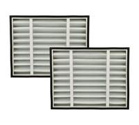 vhbw 2x Pré-filtre remplacement pour Dustcontrol 42917 pour purificateur d'air - papier / mousse 4 blanc