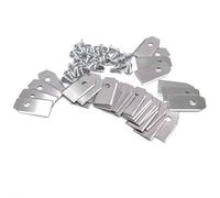 vhbw 30x Lames compatible avec Husqvarna Automower 105, 320, 310, 315, 315X, 305, 308 tondeuse - Lames de rechange, argenté, acier
