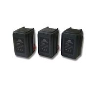 vhbw 3x Batterie compatible avec Gardena SmallCut 300 Accu (8844-20) cisaille (3000mAh, 18V, Li-ion)