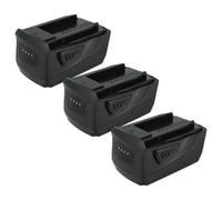 vhbw 3x Batterie compatible avec Hilti GTB 6X-A22, NCT 45-A, NCR-120-A, NCT 25-A, NCR 60-A, HDE 500-A22 outil électrique (5000 mAh, Li-ion, 21,6 V)