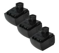 vhbw 3x Batterie compatible avec Hilti SIW 144-A CPC Impact Wrench outil électrique (3000 mAh, Li-ion, 14,4 V)