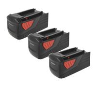 vhbw 3x Batterie compatible avec Hilti TE6-ALi, TE6-A36, TE 6A, TE6A, TE 6-A36 AVR, TE 500-A36, CPC 36V outil électrique (5000 mAh, Li-ion, 36 V)