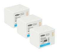 vhbw 3x Batterie compatible avec Netgear / Arlo VM4030P, Pro, VM4030, Pro 2 caméra de surveillance, caméra bouton camouflée (2200mAh, 7,2V, Li-ion)