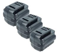 vhbw 3x Batterie remplacement pour Dewalt DE0242, BHA24, DE0240, DE0241, DW005, DE0240-XJ, DE0243-XJ, DE0243 pour outil électrique (2000 mAh, NiMH, 24 V)
