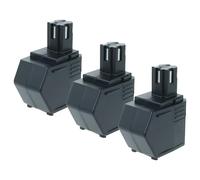 vhbw 3X Batterie Remplacement pour Hilti SFB105, SBP12, SFB125, SFB121, 00315082 pour Outil électrique (1500 mAh, NiMH, 12 V)