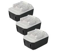 vhbw 3x Batterie remplacement pour Makita 195608-4, 198186-3, 196367-3, BL1815G, BL1813G, BL1820G pour outil électrique (4000 mAh, Li-ion, 18 V)