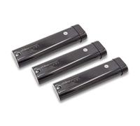 vhbw 3x Batterie remplacement pour Makita 9001, 9000, 632007-4, 193890-9, 193889-4, 192533-0, 191681-2, 9002 pour outil électrique (2100 mAh, NiMH, 9,6 V)