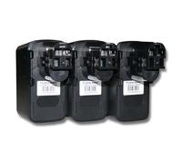 vhbw 3x Batteries compatible avec Bosch GSB 12 VSE-2, GSB 12VSP-2, GSB 12 VSP-3, GSR 12V outil électrique (3000mAh NiMH 12 V)