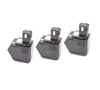 vhbw 3x Batteries compatible avec Hilti SB12, SF120-A outil électrique (1500 mAh, NiMH, 12 V)