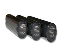 vhbw 3x Batteries remplacement pour Einhell 91011 pour outil électrique (2100 mAh, NiMH, 7,2 V)