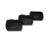 vhbw 3x Batteries remplacement pour Metabo 6.25475, 6.25476, 6.25482, 6.25481, 6.25482.00 pour outil électrique (2100 mAh, NiMH, 14,4 V)