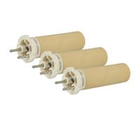 vhbw 3x Élément chauffant remplacement pour Leister 142.717 pour pistolet soudeur à air chaud - 1550 W, céramique, 2,6 x 9,1 cm