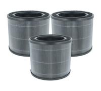 vhbw 3x Filtres H13 compatible avec Grundig AirExpect, TL2713, AirExtend purificateur d'air - Filtre de rechange avec charbon actif intégré