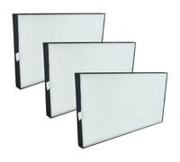 vhbw 3x Filtres HEPA compatible avec Sharp UA-HD60E-L, KC-D60EU-W, KC-G60EUW purificateur d'air - Filtre de rechange