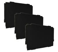 vhbw 3x Insert en mousse remplacement pour Hikoki 40025021 pour coffre à outils - mousse personnalisable, noir
