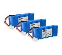 vhbw 3x Ni-MH Batterie 2000mAh (6V) pour outils Bosch Roll-Lift K10, Roll-Lift K12, Bosch Rollfix D870E comme Bosch 9 500 005, 9000163, FD252/10.