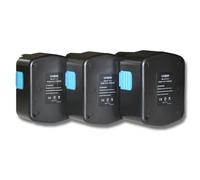 vhbw 3x Ni-MH batteries 2100mAh (14.4V) pour outil WH 14DL, WH 14DM, WH 14DMB, WH 14DMK comme Hitachi 315128, 315129, 315130, 319104, 319933.
