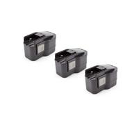 vhbw 3x NiMH batterie 1500mAh (12V) pour outil électrique outil Powertools Tools AEG BDSE 12T, BEST 12BBPB, BEST 12X, BS2E 12T, SB2E 12, WBE2E 12