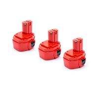 vhbw 3x NiMH batterie 1500mAh (14.4V) pour outil électrique outil Powertools Tools Viega Picco, PT3-AH