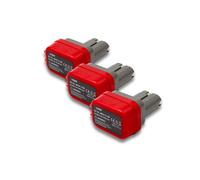 vhbw 3x NiMH batterie 3000mAh (9.6V) pour outils électroniques Makita 6702D, 6702DW, 6703D, 6703DW, 6704D, 6704DW, 6705D, 6705DW