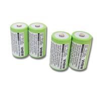 vhbw 4x Batteries de remplacement NiMH 3000mAh pour PerfectPro, Radio de chantier, Radio transportable-FM Remplace: Mono, D, HR20, KR20, LR20, R20.