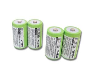 vhbw 4x Batteries de remplacement NiMH 3000mAh pour PerfectPro, Radio de chantier, Radio transportable Remplace: Mono D, HR20, KR20, LR20, R20.