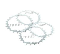 vhbw 4x Crampon compatible avec Gardena SILENO city 300, 250 Smart, 400, 250 robot tondeuse - acier inox, 24 dents