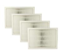 vhbw 4x Filtre à air compatible avec Blueair Classic 650E, 680i purificateur - multicouches particule + charbon actif