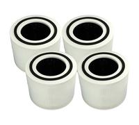 vhbw 4x Filtre à air compatible avec Levoit Core 300 RF | 300S, 300 purificateur - multicouches préfiltre + HEPA + charbon actif en nylon