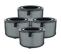 vhbw 4x Filtre à air compatible avec Philips 3200 Series AC3221 purificateur - multicouches préfiltre + HEPA + charbon actif