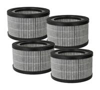 vhbw 4x Filtre à air remplacement pour Beurer 68007 pour purificateur - multicouches préfiltre + HEPA + charbon actif