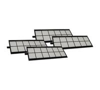 vhbw 4x Filtre à air remplacement pour Zehnder 400100066 pour échangeur de chaleur géothermique - G4, 50 x 16 x 1 cm noir / blanc