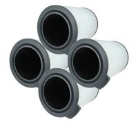 vhbw 4x Filtre à charbon actif compatible avec Bosch Air 6000 purificateur d'air - Filtre à air H13 noir / blanc