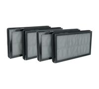vhbw 4x Filtre à charbon actif remplacement pour Kärcher 2.863-056.0 pour purificateur d'air - Filtre à air H13 noir
