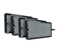 vhbw 4x Filtre à charbon actif remplacement pour Kärcher 2.863-067.0 pour purificateur d'air - Filtre à air HEPA 13 noir