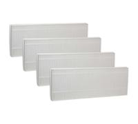 vhbw 4x Filtre compact remplacement pour Vallox 3172600 (F7) pour Ventilateur, ventilation, aération - filtre à air