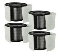 vhbw 4x Filtre compatible avec Leifheit / Soehnle Airfresh Clean 300, 400 humidificateur, purificateur d'air