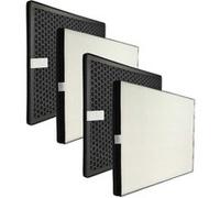vhbw 4x Filtre compatible avec Philips AC1217i, AC2729, Series 1000 purificateur d'air - filtre HEPA, filtre à charbon actif